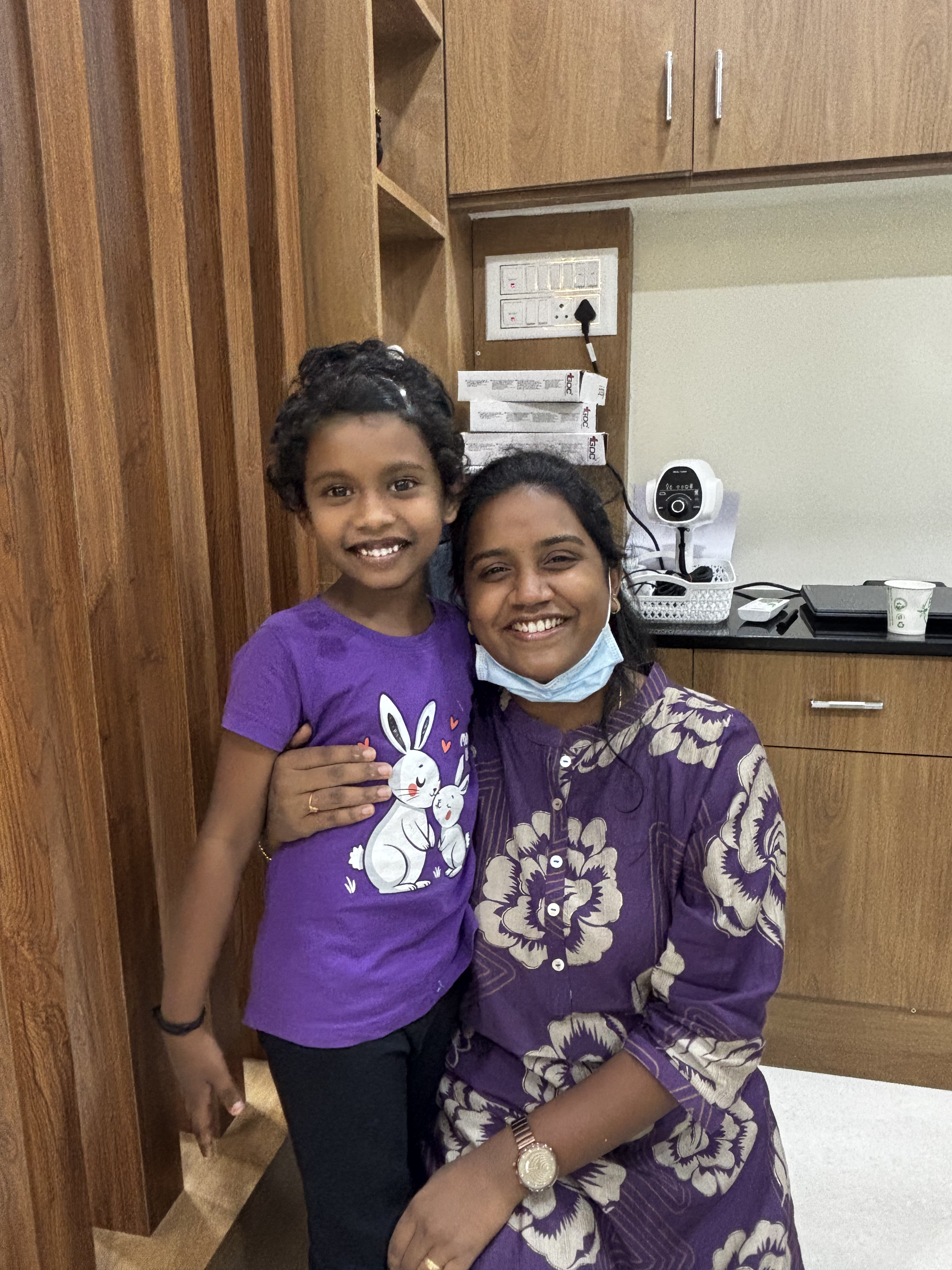 Happy patient at Abbi's Dental Care